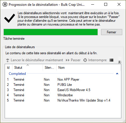 Bulk Crap Uninstaller 